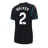 Manchester City Kyle Walker #2 Rezervni Dres za Ženska 2023-24 Kratak Rukav